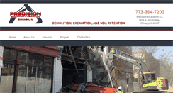 Desktop Screenshot of precisionexcavationllc.com